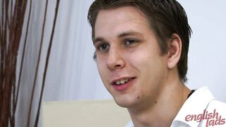 His first man blowjob & sucks his own!!